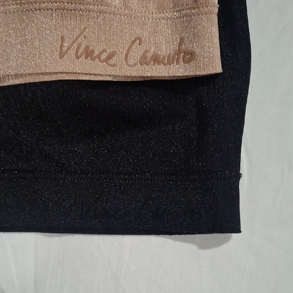 Vince Camuto Set Black and Tan Intimates Bras Size XL - Picture 3 of 6